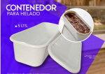 ENVASE PARA HELADO 🍦🍨 - CAPACIDAD 5 LITROS