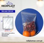 BOLSA ZIPLOC 10X15" (C/CIERRE HERMETICO)