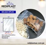 BOLSA ZIPLOC 12X17" (C/CIERRE HERMETICO)