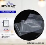 BOLSA ZIPLOC 3X4" (C/CIERRE HERMETICO)