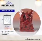 BOLSA ZIPLOC 4X6" (C/CIERRE HERMETICO)
