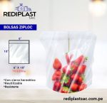 BOLSA ZIPLOC 6X10" (C/CIERRE HERMETICO)